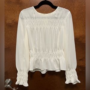 Club Monaco White Blouse M